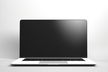 laptop isolated on white background