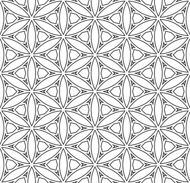 Seamless geometric pattern Based on japanese woodwork craft style kumiko zaiku. 