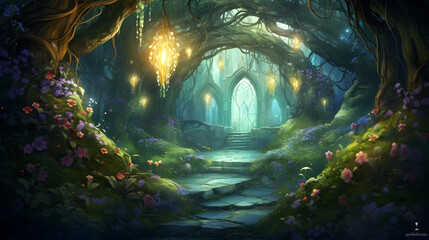Fairytale Magical forest