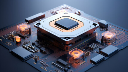 Microchip on motherboard