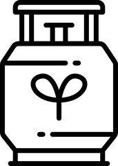 biogas line icon. vector icon for your website, mobile, presentation, and logo design.