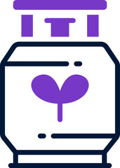 biogas dual tone icon. vector icon for your website, mobile, presentation, and logo design.
