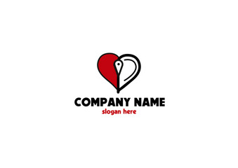 heart logo design, heart company logo design