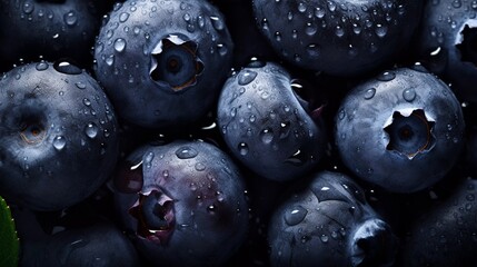 Blueberry Elegance: Revealing Nature's Delicate Patterns