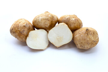 Mexican turnip or jicama or yam bean