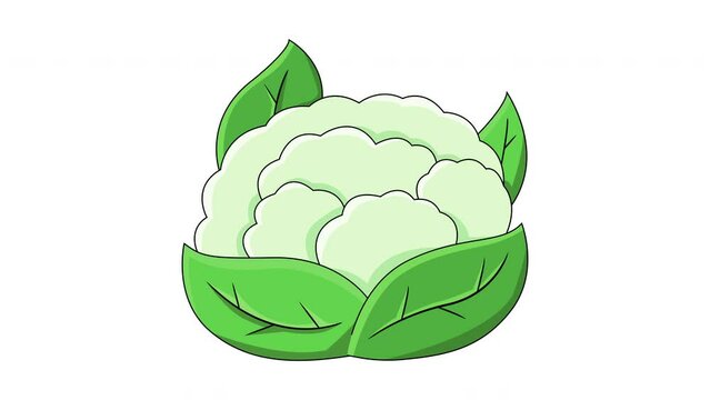 Animation forms a cauliflower icon
