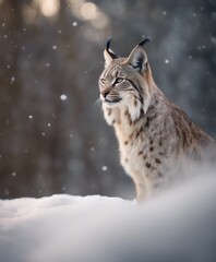 Lynx Photography Stock Photos cinematic, wildlife, lynx, Big Cat, for home decor, wall art, posters, game pad, canvas, wallpaper