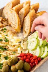 Vegetarian party butter board