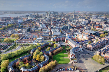 View of Liverpool City Centre, UK