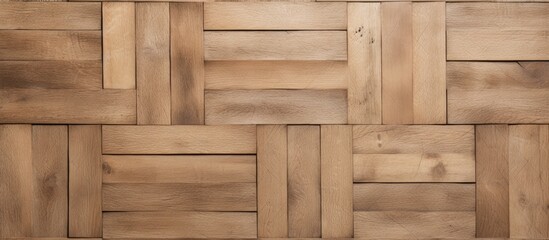 A smooth wooden pattern of light colored heritage English parquet