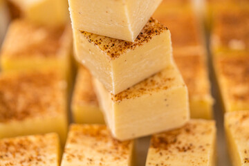 Christmas Eggnog fudge