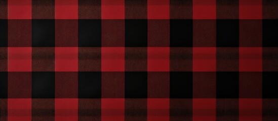 A pattern of plain striped and plaid in red and black