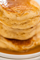 Eggnog pancakes