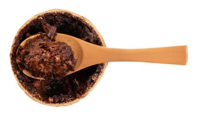 Elephant apple or Limonia acidissima fruits on transparent background.