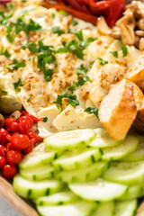 Vegetarian party butter board