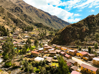 Complejo arqueol&oacute;gico de Ollantaytambo en el valle del Urubamba Cuzco Per&uacute;