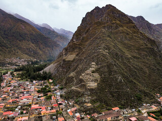 Complejo arqueol&oacute;gico de Ollantaytambo en el valle del Urubamba Cuzco Per&uacute;