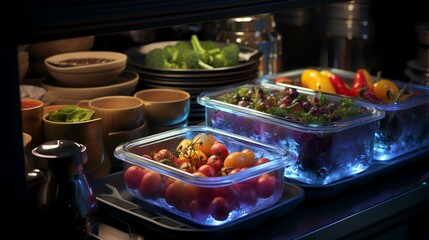 Batch cooking meal preparation for organized week