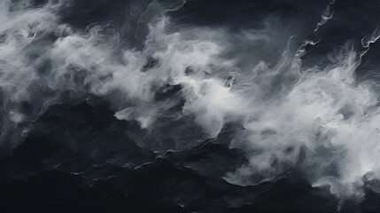 Fototapeta premium smoke or clouds in the dark sky