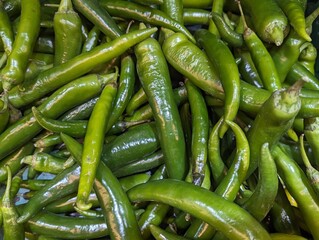 green chili peppers