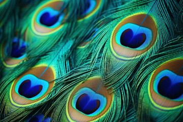 Peacock feather background