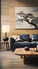 living room decorated with modren  (UHD Wallpaper)