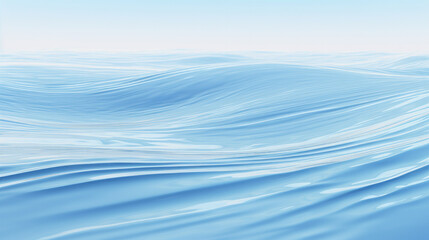 A picture of a blue ocean with waves