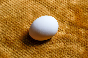 white eggs in box for sale or food preparation