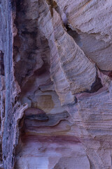 Sandstone Caves, NSW, colors and formations
