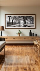 living room decorated with modren  (UHD Wallpaper)