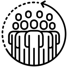 people team group icon , leader