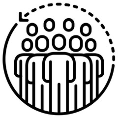 people team group icon , leader