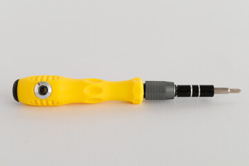 Screwdriver on white background