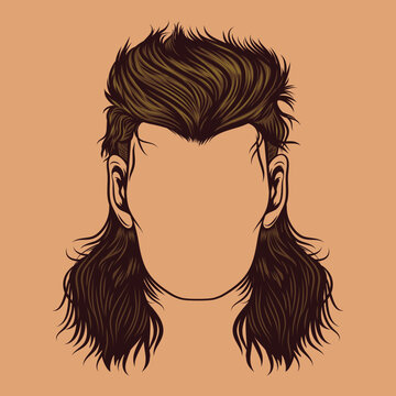 enhanced detailing of the mullet hair