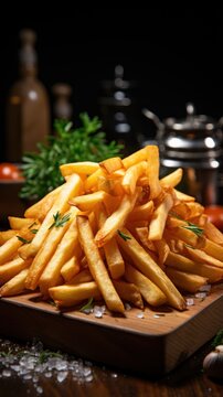 French fries UHD wallpaper