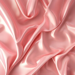 Obraz premium Photo Smooth elegant pink silk satin texture as wedding background Luxurious valentine day