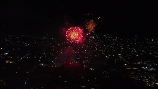 fireworks in the night