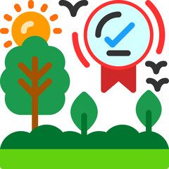 Green certification Icon