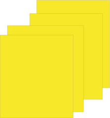 yellow folder with pages