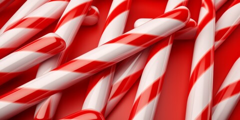 Abstract candy cane illustration with copy space. 