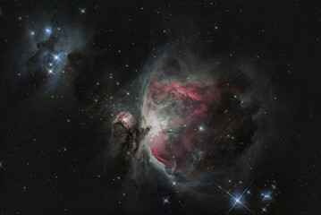 Objet stellaire M42 la constellation d'Orion - obrazy, fototapety, plakaty