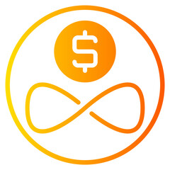 infinity gradient icon