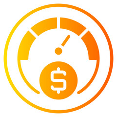 speedometer gradient icon