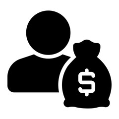 income glyph icon