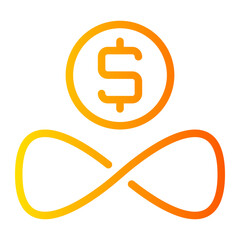 infinity gradient icon