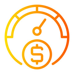 speedometer gradient icon