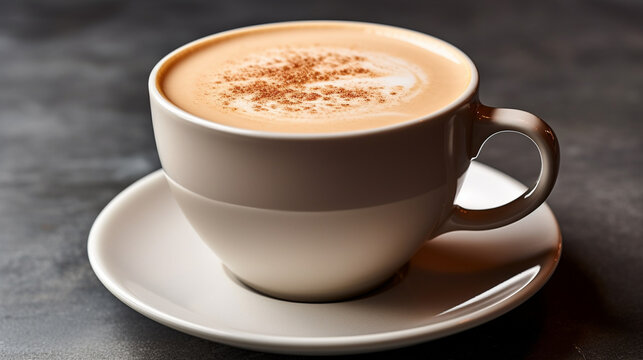cup of cappuccino HD 8K wallpaper Stock Photographic Image 