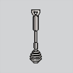 Pixel art illustration Whisk. Pixelated Whisk. Kitchen Whisk pixelated for the pixel art game and icon for website and video game. old school retro.