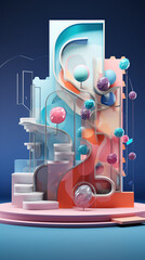 Enigmatic Surrealistic Extravaganza of Geometric Abstractions on the Prodigious Stage of the Multifaceted Product Podium