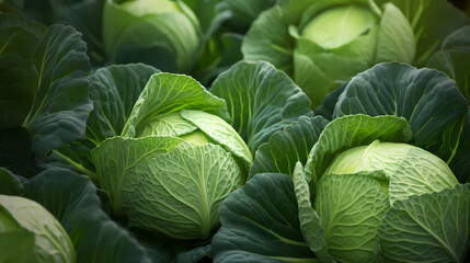 Fototapeta premium Cabbage commercial shooting PPT background poster wallpaper web page